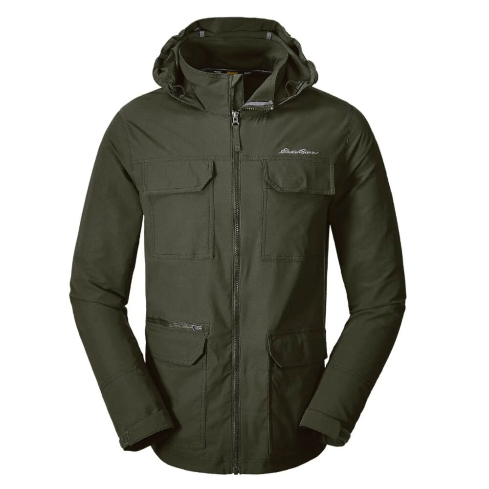 Eddie Bauer Travex Stretch Hooded Jacket Sz 2XL